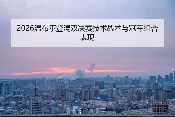 2026温布尔登混双决赛技术战术与冠军组合表现